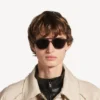 Men’s daily pilot sunglasses in light grey