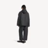 Men’s denim hooded jacket in raw indigo