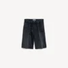 Men’s denim stay press shorts in black Men’s denim stay press shorts in black
