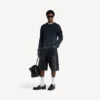 Men’s denim stay press shorts in black Men’s denim stay press shorts in black