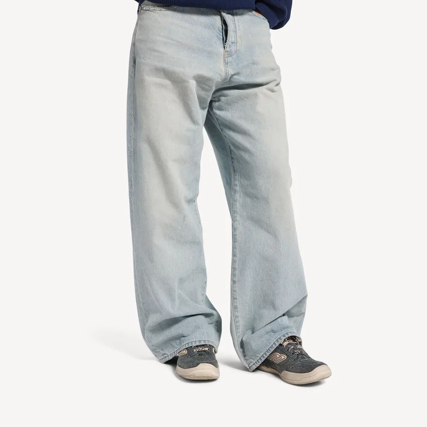 Men’s hamptons denim sneaker in blue/off white Men’s hamptons denim sneaker in blue/off white