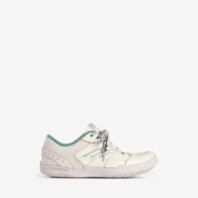 Men’s hamptons medium worn-out sneaker in beige/green
