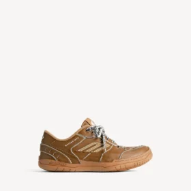 Men’s hamptons medium worn-out sneaker in camel