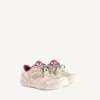 Men’s hamptons medium worn-out sneaker in off white/red Men’s hamptons medium worn-out sneaker in off white/red