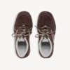 Men’s hamptons suede sneaker in dark brown/grey Men’s hamptons suede sneaker in dark brown/grey