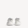 Men’s hamptons suede sneaker in off white/black Men’s hamptons suede sneaker in off white/black