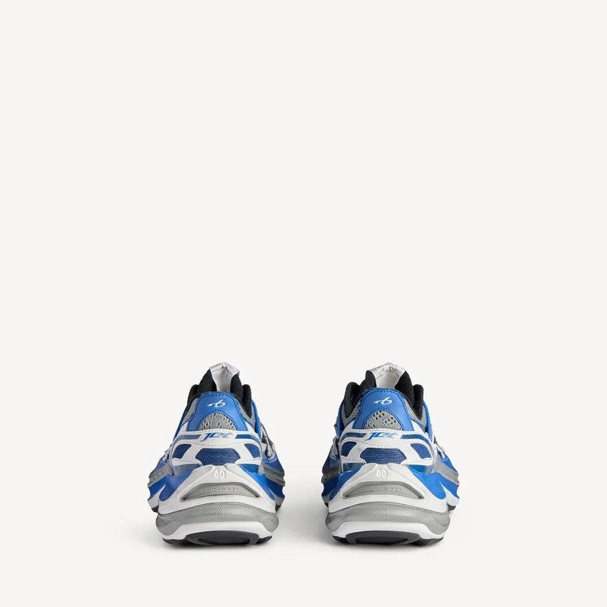 Men’s jet sneaker in white/blue/black Men’s jet sneaker in white/blue/black