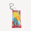 Men’s keychain/charm snack pouch in red