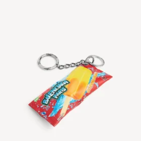 Men’s keychain/charm snack pouch in red