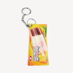 Men’s keychain/charm snack pouch in yellow