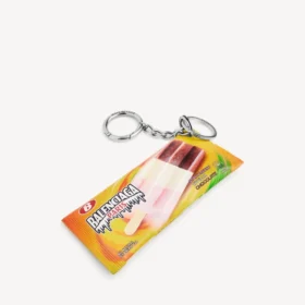 Men’s keychain/charm snack pouch in yellow