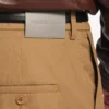 Men’s large chino pants in camel