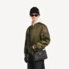 Men’s le 7 cube messenger bag small in black