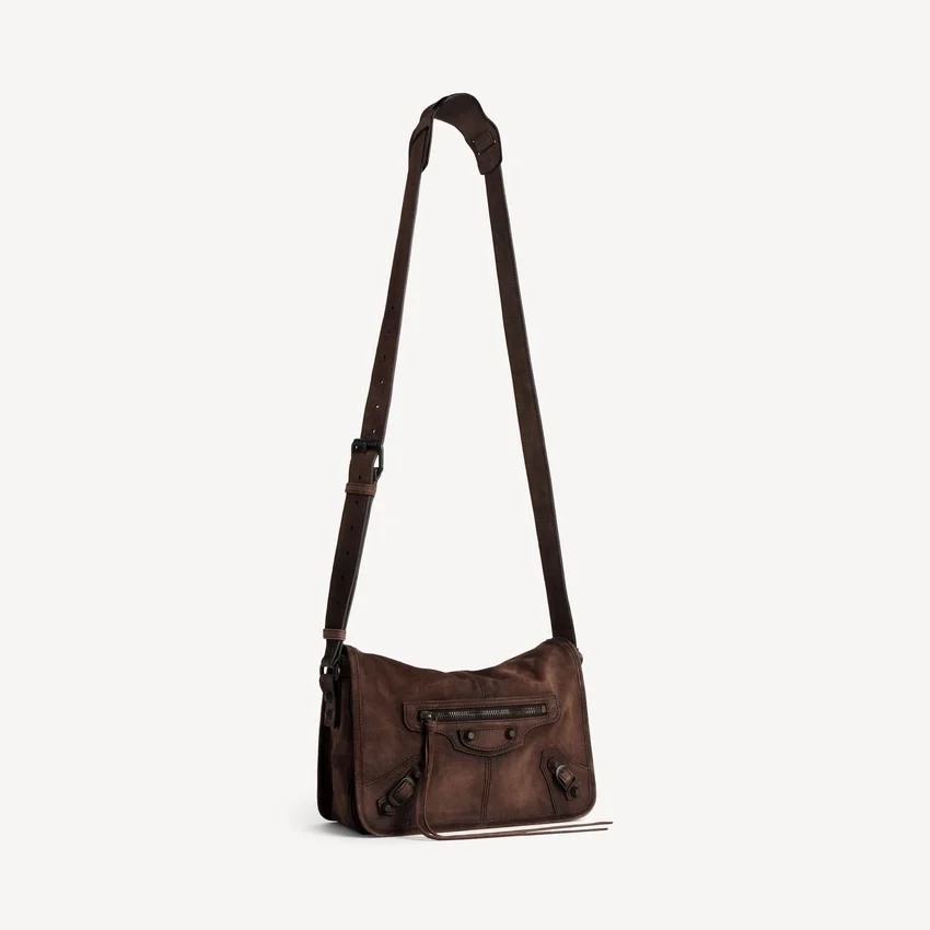 Men’s le city flap messenger bag small in light espresso Men’s le city flap messenger bag small in light espresso