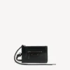 Men’s le city trifold wallet on strap in black