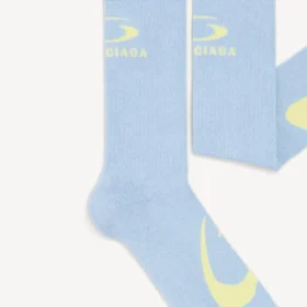 Men’s loop sports icon socks in blue/yellow