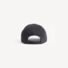 Men’s masking tape cap in faded black