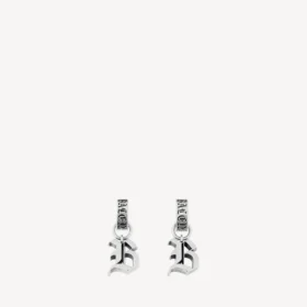 Men’s melrose b xs earrings in antique silver