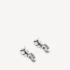 Men’s melrose b xs earrings in antique silver Men’s melrose b xs earrings in antique silver