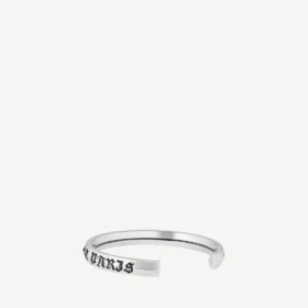 Men’s melrose cuff in antique silver