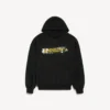 Men’s messy spray medium fit hoodie in black Men’s messy spray medium fit hoodie in black