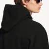 Men’s messy spray medium fit hoodie in black Men’s messy spray medium fit hoodie in black