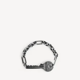 Men’s neverlost bracelet in antique silver