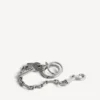 Men’s neverlost keychain in antique silver