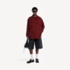 Men’s overshirt in red