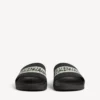 Men’s pool slide sandal in black/white