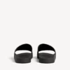 Men’s pool slide sandal in black/white