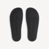 Men’s pool slide sandal in black/white