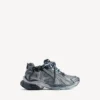 Men’s runner sneaker in grey/navy/light blue Men’s runner sneaker in grey/navy/light blue