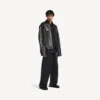 Men’s shirt jacket in black