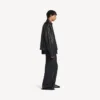 Men’s shirt jacket in black