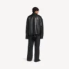 Men’s shirt jacket in black