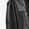 Men’s shirt jacket in black