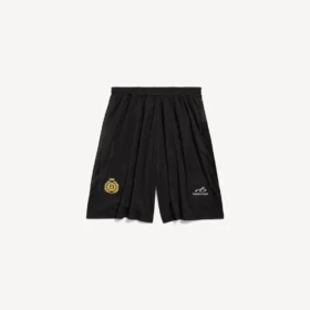 Men’s soccer baggy shorts in black