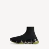 Men’s speed 2.0 full clear sole recycled knit sneaker in black/khaki Men’s speed 2.0 full clear sole recycled knit sneaker in black/khaki