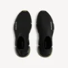 Men’s speed 2.0 full clear sole recycled knit sneaker in black/khaki Men’s speed 2.0 full clear sole recycled knit sneaker in black/khaki