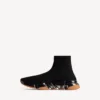 Men’s speed 2.0 full clear sole recycled knit sneaker in black/orange Men’s speed 2.0 full clear sole recycled knit sneaker in black/orange