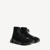 Men’s speed 2.0 lace-up recycled knit sneaker in black Men’s speed 2.0 lace-up recycled knit sneaker in black