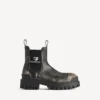 Men’s strike chelsea boot in black/beige