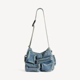 Men’s superbusy messenger bag in vintage blue