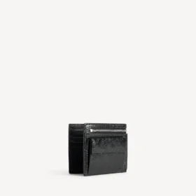 Men’s superbusy square folded wallet in black Men’s superbusy square folded wallet in black