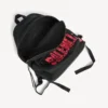Men’s tape type backpack in black/red Men’s tape type backpack in black/red