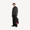 Men’s tape type backpack in black/red Men’s tape type backpack in black/red