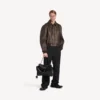 Men’s taxi jacket in dark brown Men’s taxi jacket in dark brown