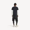 Men’s techwear long sleeve t-shirt in navy/white