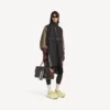 Men’s techwear poncho in black